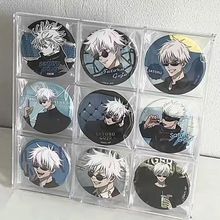 {1非}ins风高颜值亚克力九宫格收纳盒吧唧徽章展示架收纳架谷子收