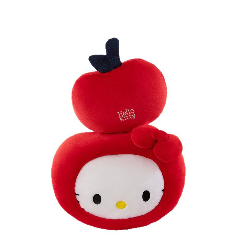 Miniso, hello kitty, apple, classic posture corrector, cute doll, plush pillow