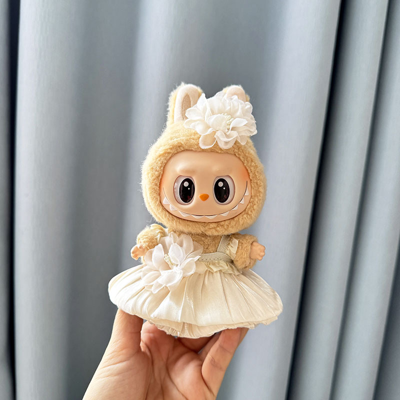 仅售衣服] 一二代钥匙扣La布布衣服挂件拉布布娃衣连衣裙珍珠发饰|undefined
