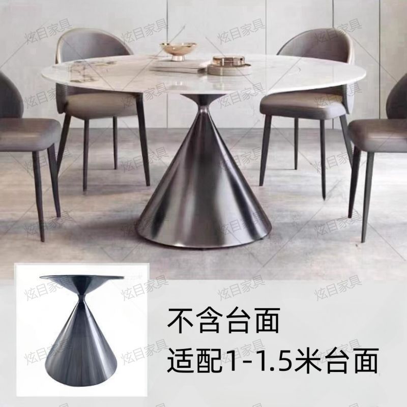 家庭用ステンレステーブル脚スタンド大理石角テーブル脚ベース軽贅沢高級岩板贅沢石テーブル脚|undefined