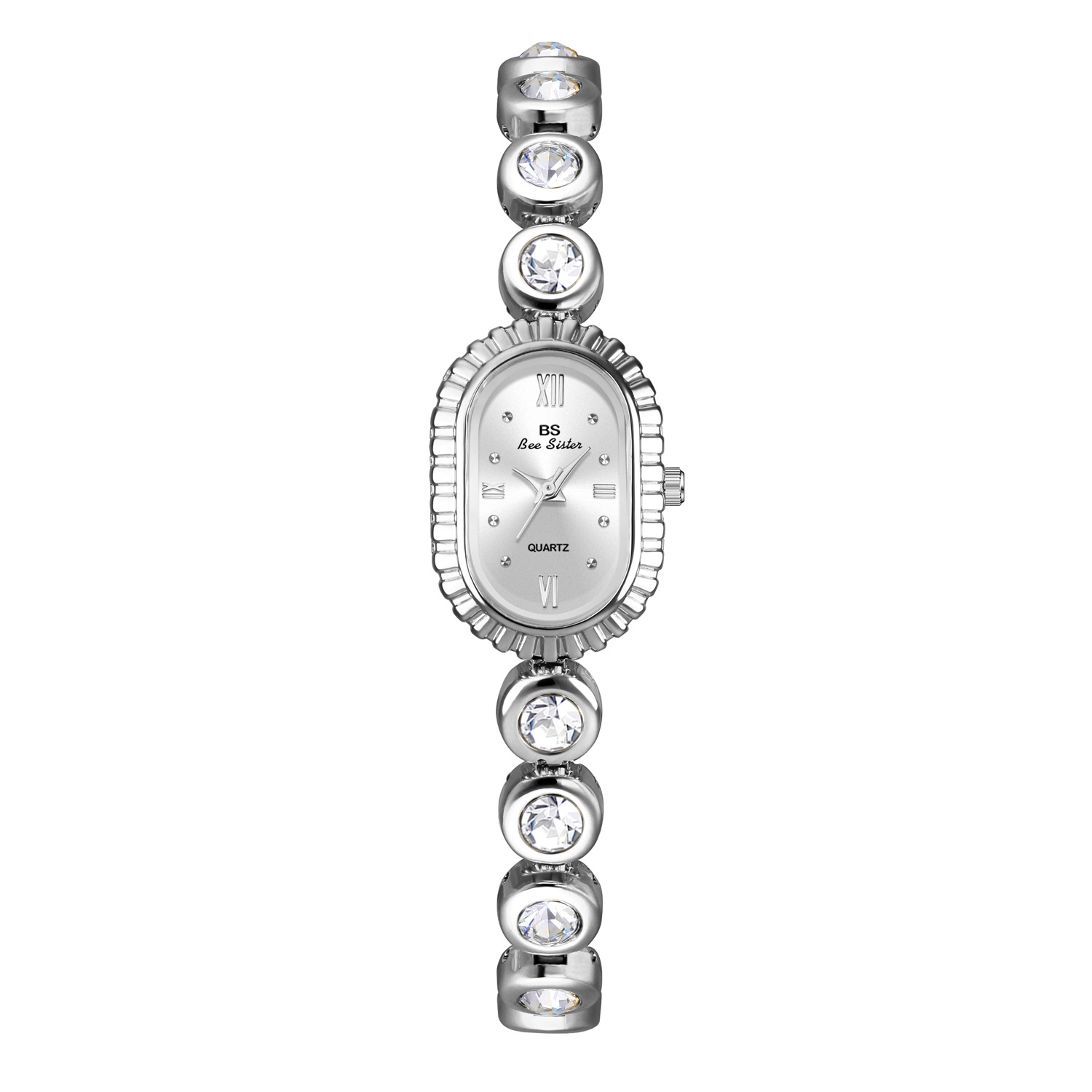 60g Weight Tempered Glass Mirror Material Alloy Strap Material Watch Classification Pointer Display Type Jewelry Buckle Buckle Style Oval Dial Shape Casual, Daily Occasion Quartz Movement Solid Color Pattern Women's Gender Retro Style Retro Solid Color Jewelry Buckle Quartz Watch Women's Watches 18