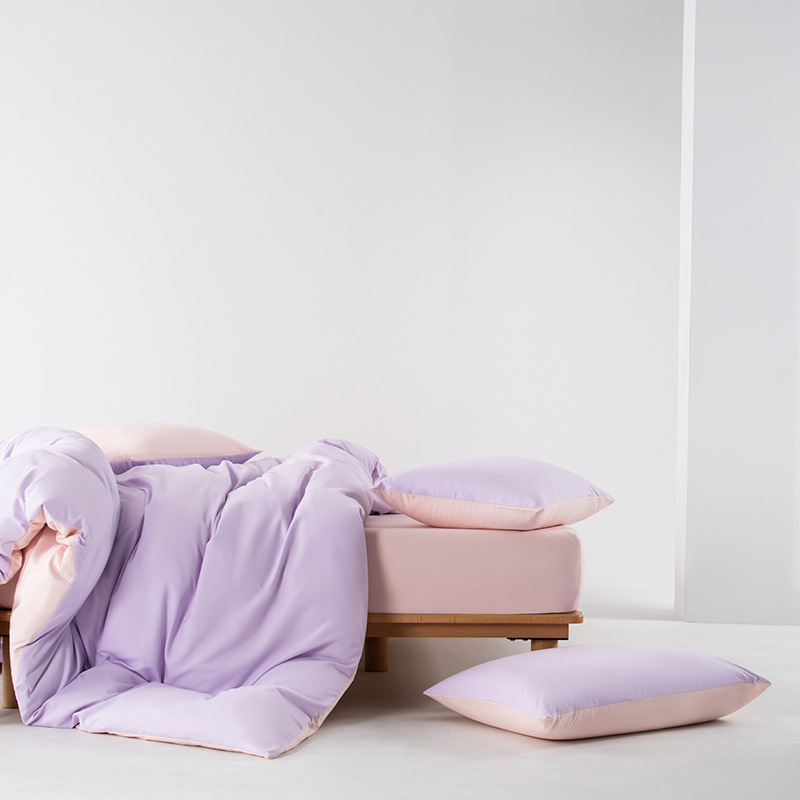 Snow blue purple light pink