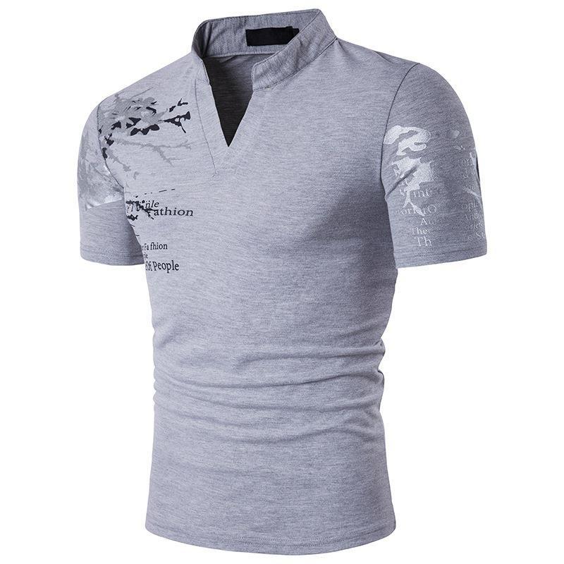 2023 hombres europeos y americanos nuevo Polo camiseta verano hombres de manga corta moda casual impreso Polo camiseta