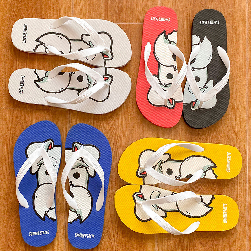 Hot-Selling Summer Trend New Korean-Style Non-Slip Cartoon Flip-Flops, Personalized Outdoor Beach Lightweight Men's Sandals Hot-Selling Summer Trend New Korean-Style Non-Slip Cartoon Flip-Flops, Personalized Outdoor Beach Lightweight Men's Sandals