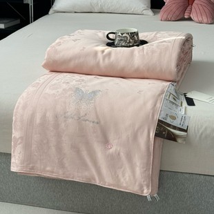 Class A Tencel Cotton Handmade Silk Quilt Butterfly Hot Drilling Warm Skin-friendly Double Spring and Autumn Quilt Winter Quilt Silk Quilt