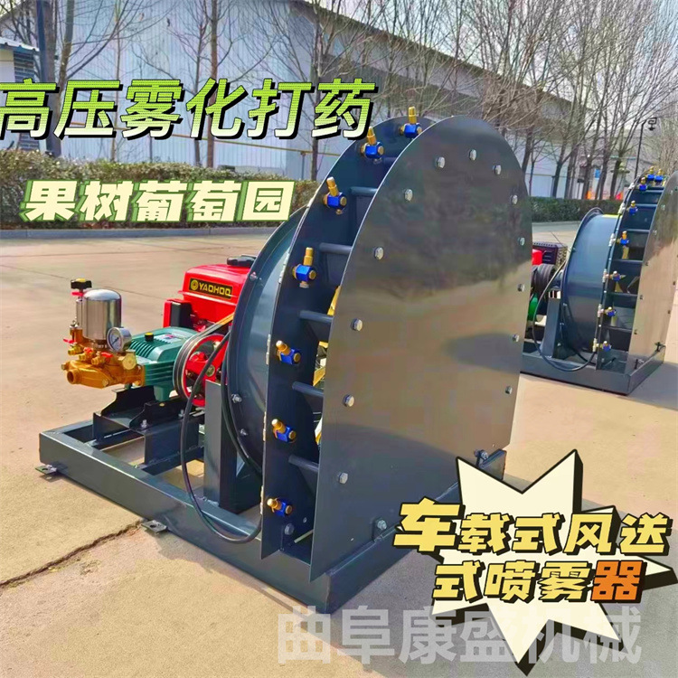 大马力三轮四轮车载式打药机 果树风送喷雾多功能打药车拉管