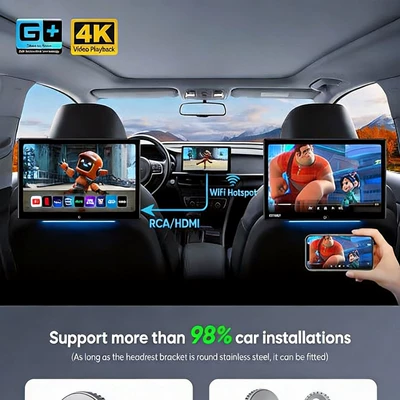 phone screen projection external rear-seat – Car display