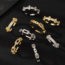 �羳���u朗l�ν�ָ�18k�����ʯ�_�ڿ��{��ins�L��ָ�Ʒ���l