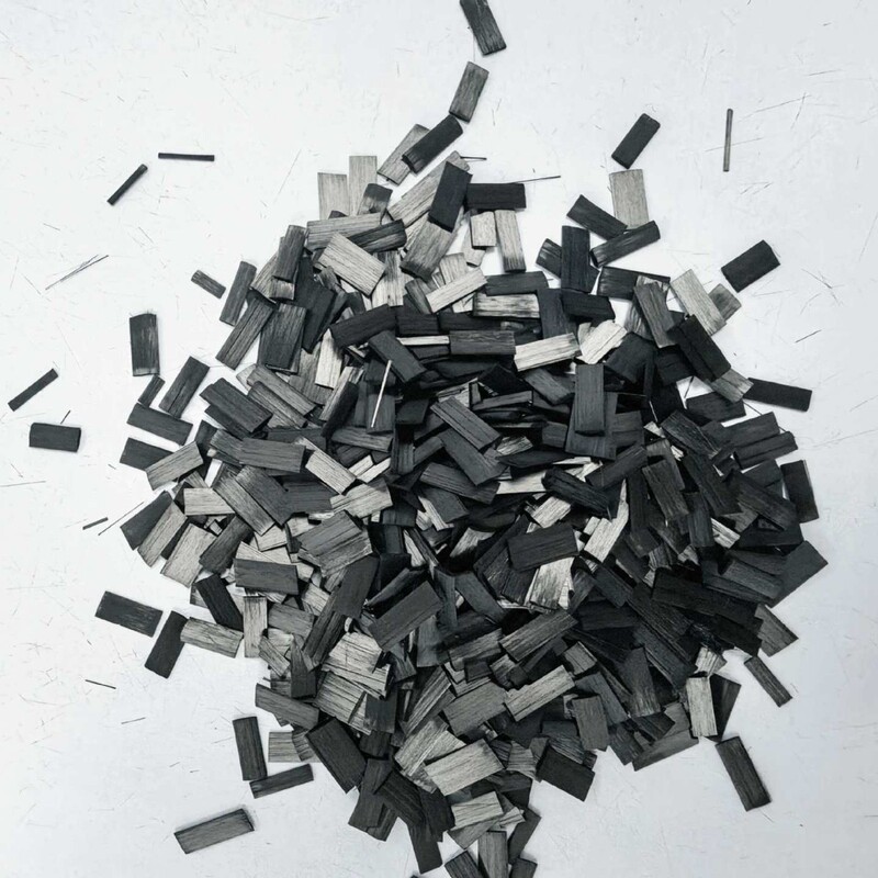 Carbon Fiber Manufacturer Direct Sale T300 Recycled Carbon Fiber Chopped Strands with Adhesive 3mm, Conductive, Reinforced, Toughened, Easy to Disperse