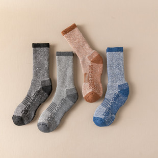 North American Carpet Style Double Bottom Winter M006 Amazon Warm Thickeneded Mountaineering Wool Socks Cross-Border Export Men's Mid-Calf Socks