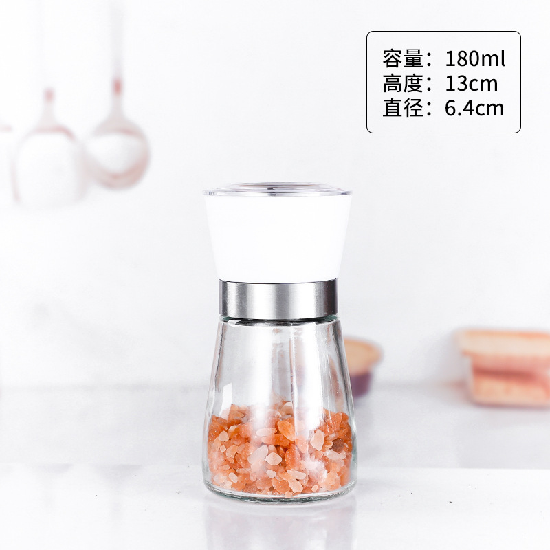 胡椒研磨器碾碎器手动胡椒粉研磨器调料瓶研磨瓶厨房花椒黑胡椒粒|undefined