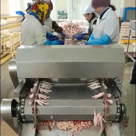供应泡椒鸡爪切割机 凤爪自动分段切割机 大产量工厂价直销