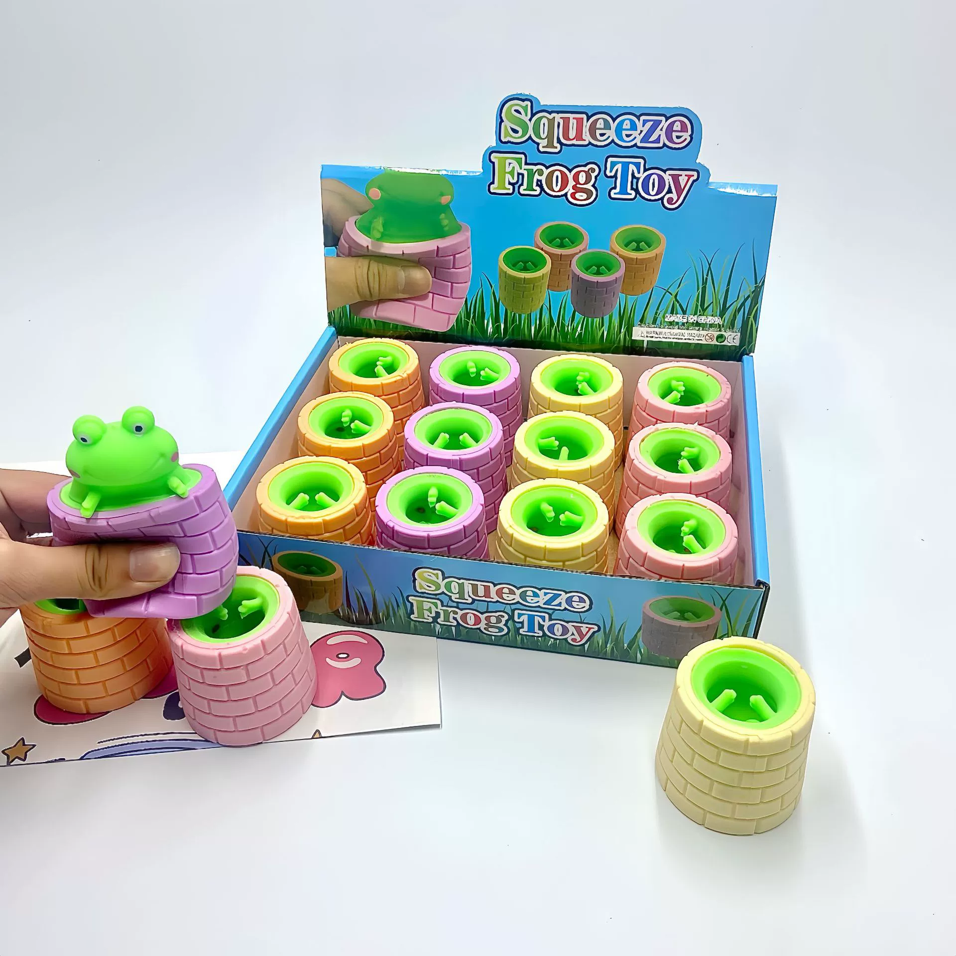 Креативная чашка для сжимания лягушки хорошо лягушка щепотка музыкальный декомпрессионный артефакт детский трюк декомпрессионные игрушки в наличии оптом