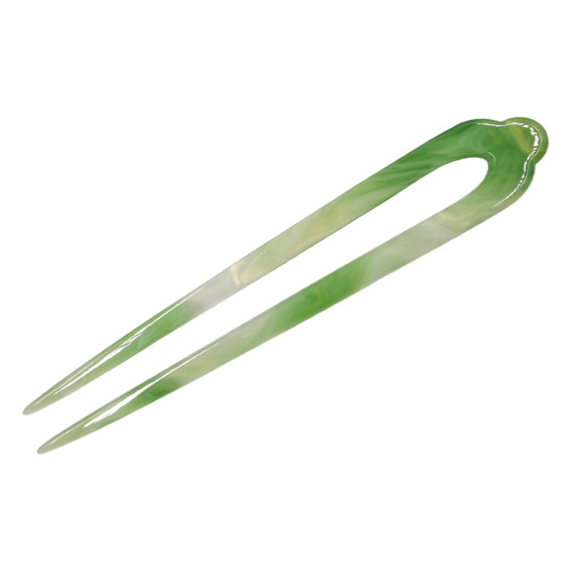 high quality Acetic Acid Hairpin 13cm Antique Hanfu Hair Accessories Hair Hairpin Simple All-match Plate Hairpin Children's U-shaped Hairpin