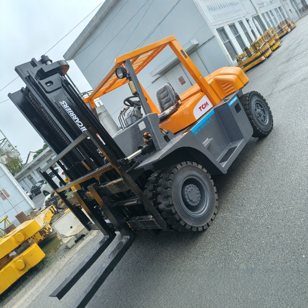 TCM7吨二手叉车升高3米 带侧移used forklift现货转让 低价包配送
