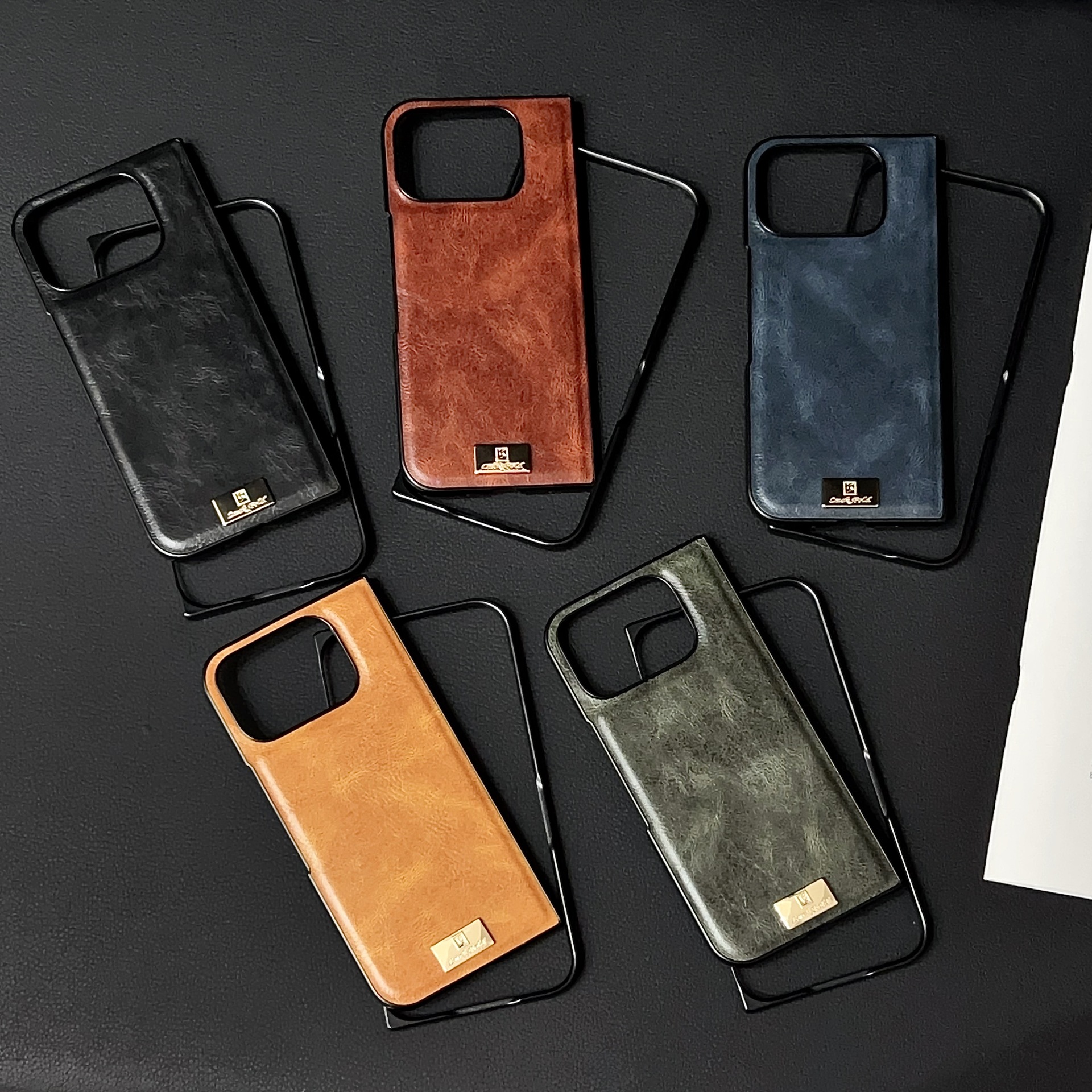 Suitable for Google fold9 folding screen mobile phone case business leather texture Pixel 10pro Fold all-inclusive protective cover