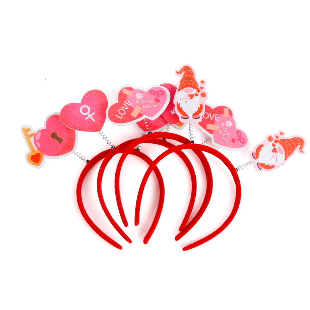 Valentine's Day Cartoon Style Letter Plastic + Felt Party Costume Props display picture 3