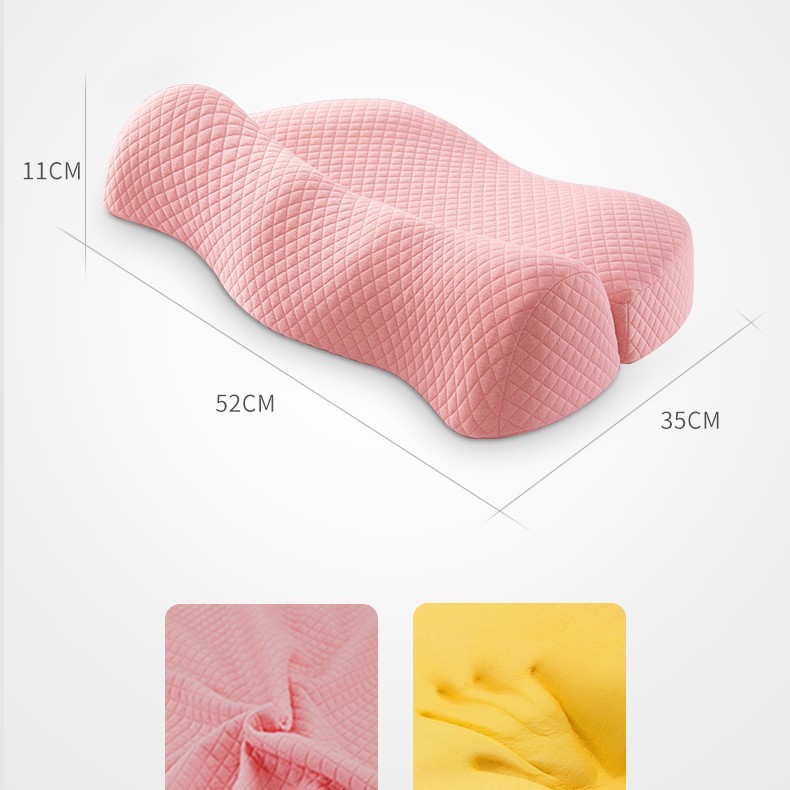 頚椎枕助睡眠記憶綿非反弓脊椎変直頚椎睡眠枕芯専用減圧保護首枕|undefined