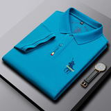 Хлопковая летняя футболка polo для отдыха, короткий рукав, оверсайз