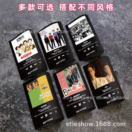 BEYOND乐队贴纸黄家驹周边后挡风玻璃歌词曾经的你水洗唛车贴