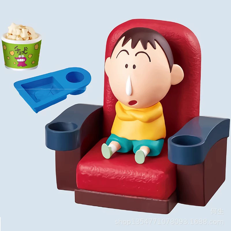 Коллекционная слепая коробка Tide play Crayon Shin-chan микросцена кинотеатра — 6 слепых коробок