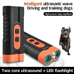 2025新型犬駆除器アマゾンクロスボーダー超音波2頭音波吠え止め器懐中電灯犬駆除神器ペット