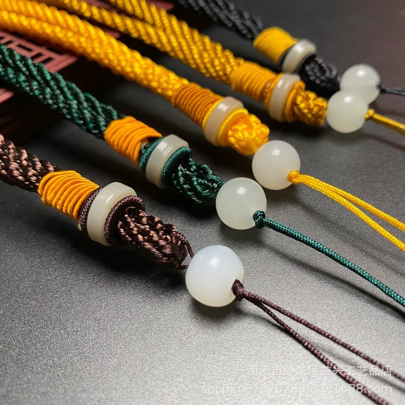 Высокое качество ручной вязки высокого класса толстые ручные ручки изумрудные подвески