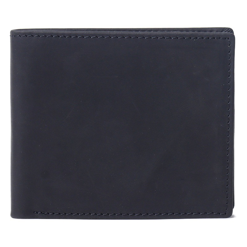 Crazy Horse leather men's wallet short European and American retro genuine leather wallet first layer cowhide wallet cross-border hot wholesale and retail
