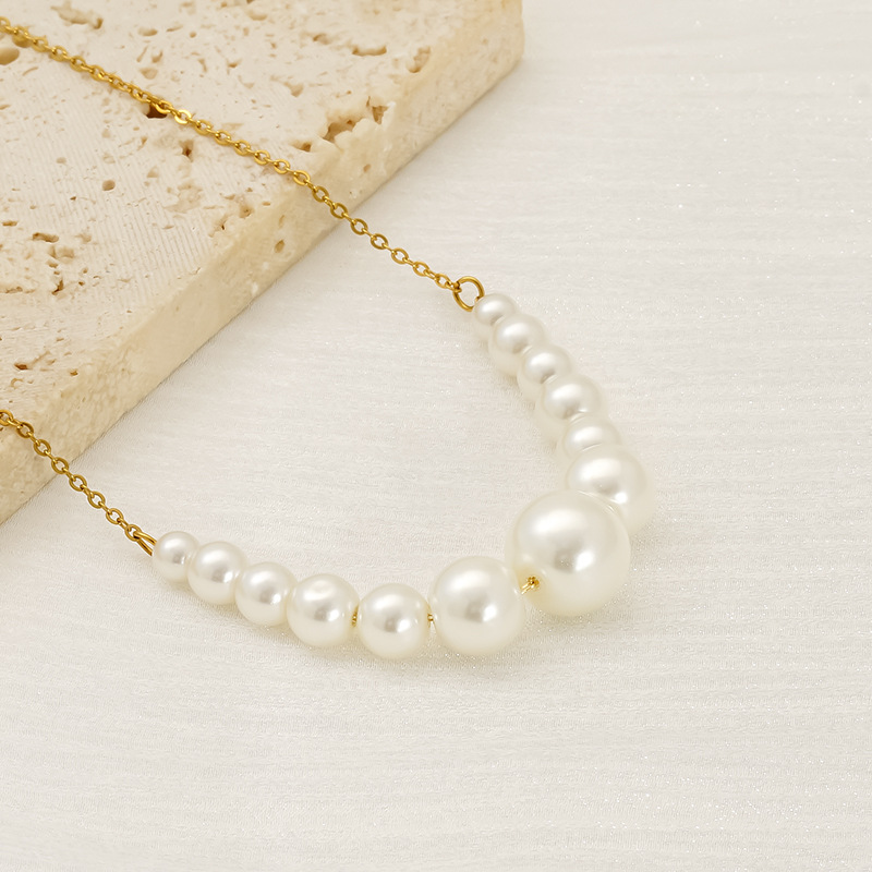 Collar de perlas para mujer, elegante y versátil, con un diseño de nicho y estilo de celebridades de Internet._voghion.com