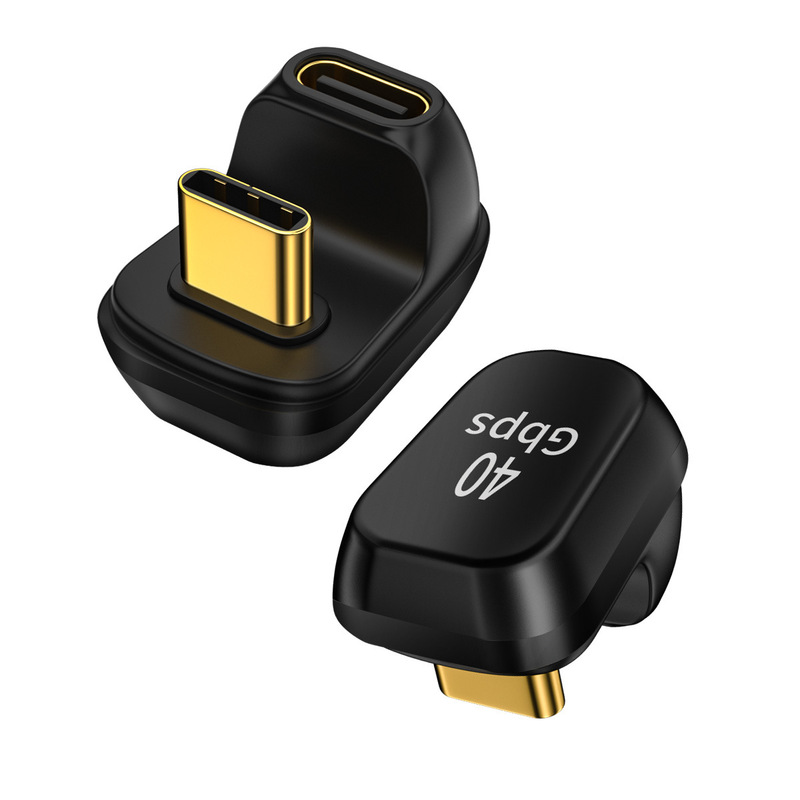 TYPE-C female to TYPE-C male 4.1U adapter supports lightning 3 40Gbps high-speed transmission multi-function
