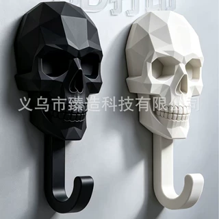 跨境3d打印实用性骷髅头造型挂钩家用浴室阳台多场景工艺品礼