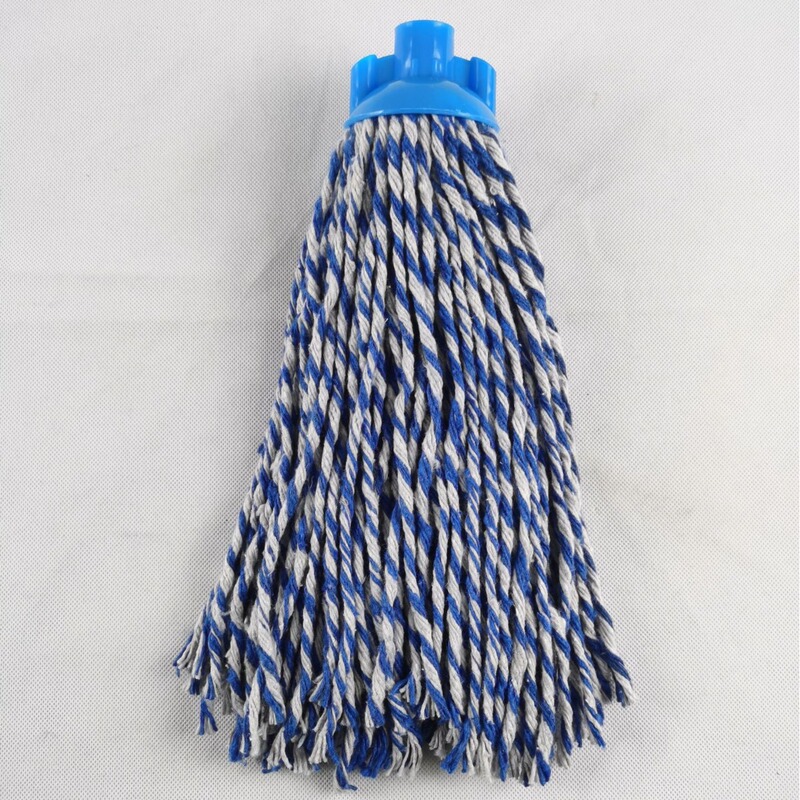 Wholesale round head iron rod floor rotating mop hotel cleaning household lightweight twist water replaceable cotton mop cloth head Wholesale round head iron rod floor rotating mop hotel cleaning household lightweight twist water replaceable cotton mop cloth head