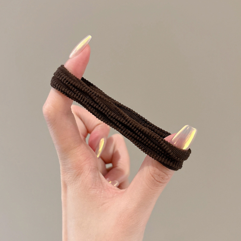 Simple elástico cabello cuerda de cabeza sin costura duradera alta sensación temperamento libre pequeñas hadas debe ser un estilo fresco