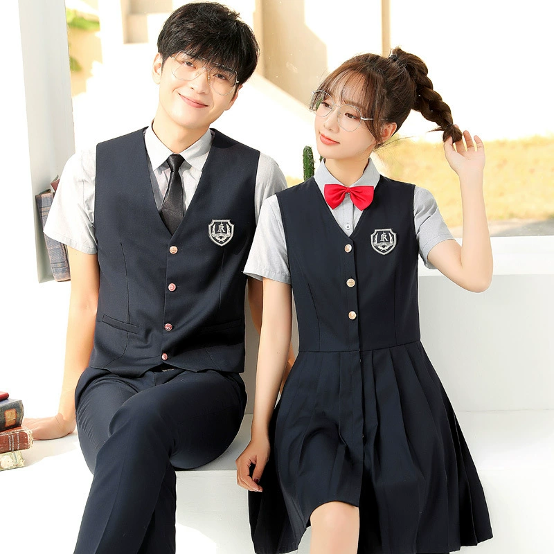 Платье учителя детского сада Костюм из двух частей для сада для учителя Раннее образование Рабочая одежда для учителя детского сада Женский стиль колледжа Лето