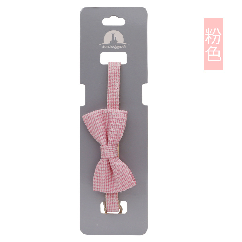 英伦风蝴蝶结宠物项圈17