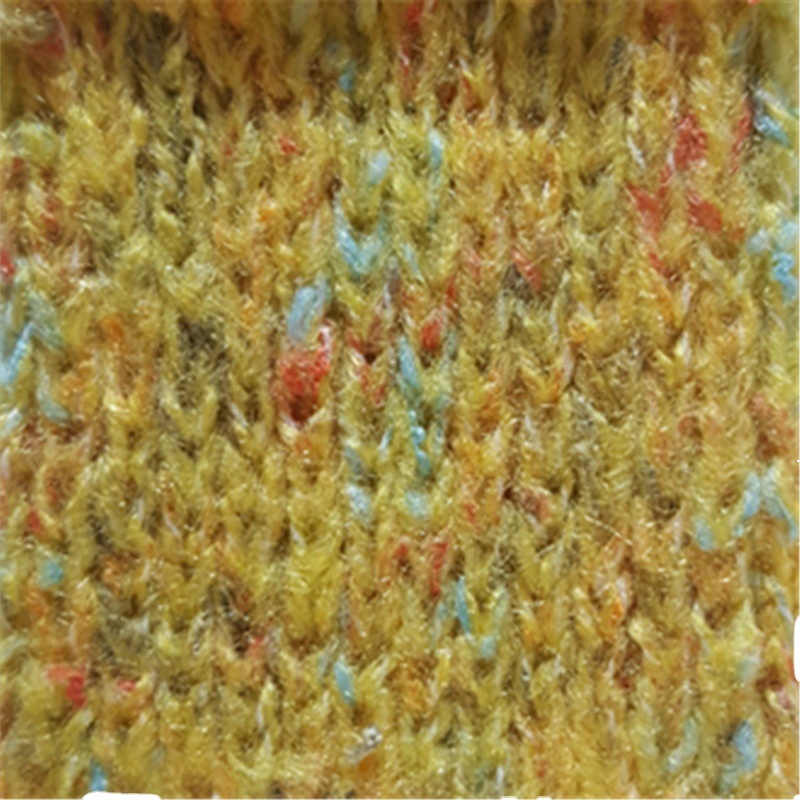 Punto rojo y blanco paño de lana Jacquard de una sola cara acrílico paño de lana de diseño profesional de lana jacquard tela ventas directas de la fábrica