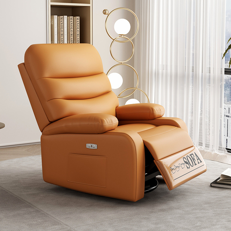 Silla de mecedora espacial de primera clase sofá sala de estar manicuría multifuncional dormitorio sofá eléctrico masaje perezoso