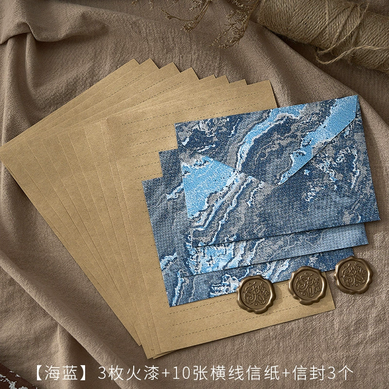 набор ретро роспись национальный стиль кожа коровя́жная специальные бумажные открытки подарочные пожарная лакировочная печать