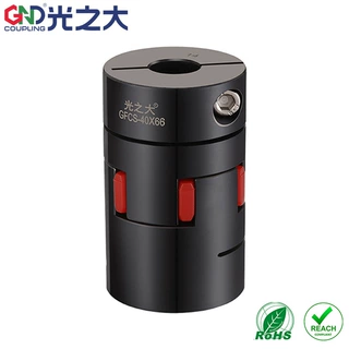 光之大传动GND步进伺服电机45#钢弹性梅花膜片连轴器GFCS-30X40
