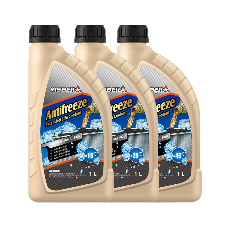 汽车防冻液 汽车配件水箱通用冷却液冰点-5℃— -45℃ 1L装