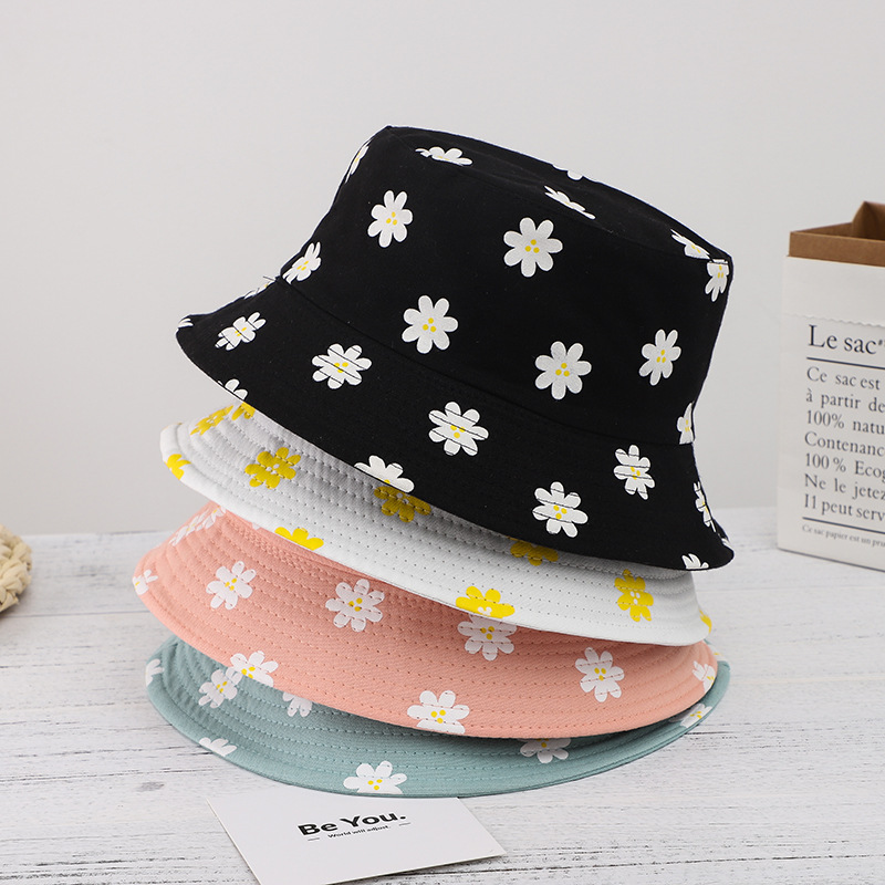Unisex Casual Flower Wide Eaves Bucket Hat display picture 2