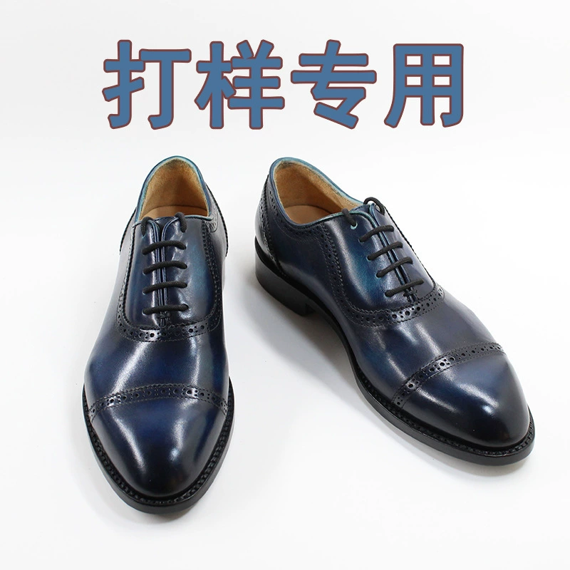 Частная мужская кожаная обувь образец таблички с логотипом модель обуви ручной работы Goodyear свяжитесь с заказом службы поддержки клиентов