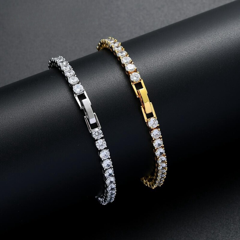 2024 explosives European and American cross-border brass plating real gold bracelet men's and women's bracelet bracelet personalized jewelry wholesale