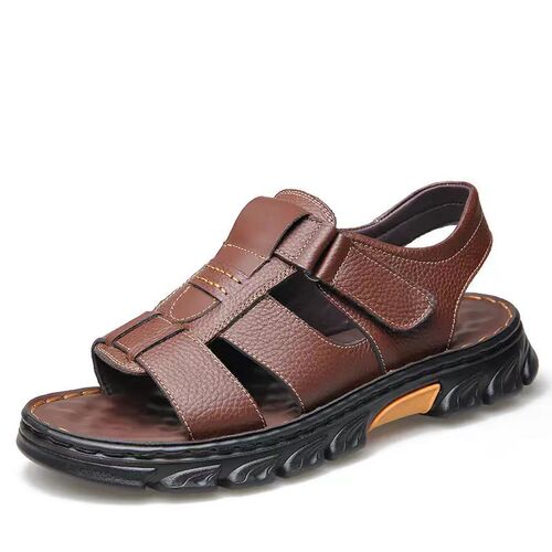 Sandals, men's slippers, wholesale, wear-resistant, non-slip, waterproof, beach shoes, driving to work, large size sandals, men