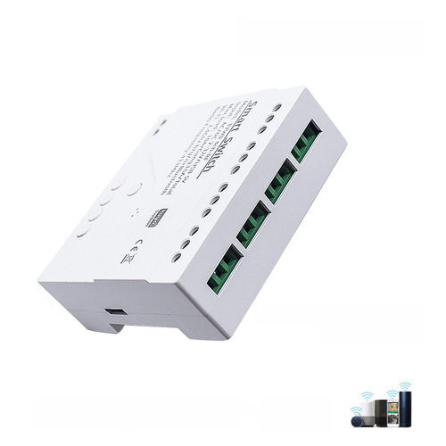 Tuya Doodle WIFI Smart 4CH Receiver Module Wireless Remote Timing Voice Control Switch 7-32V