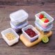 Kitchen Refrigerator Rectangular Thickened Preservation Box with Lid Sealed Microwave Heating Lunch Box Vegetable and Fruit Storage Box