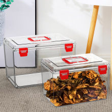 厂家直销大容量陈皮鱼胶滋补品收纳密封箱手提防潮箱医药箱