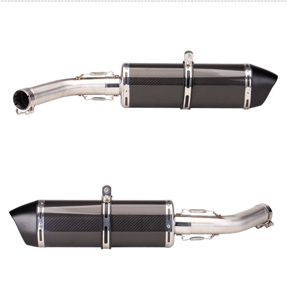 Applicable to Kawasaki beast Versys1000SE modified lightweight carbon fiber exhaust pipe set 2019-2021