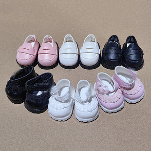17cm Labubu Cloth Shoes 3.8cm Shoes 10cm Cotton Doll Leather Shoes Doll Uniform Student Shoes Exo Star Doll