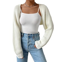 Q 74014 Short Loose Sexy Cardigan Sweater �Ըп���ë��